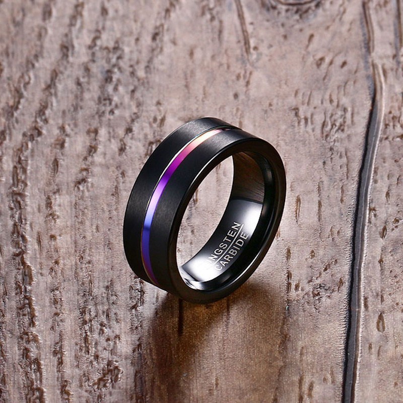 Rainbow Tungsten Carbide Rings Wholesale Supplier