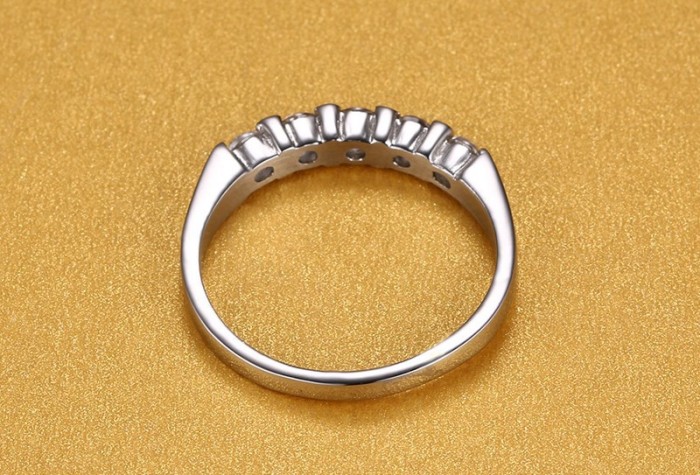 Wholesale Stainless Steel AAA Grade CZ Engagement Ring