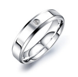 Wholesale Stainless Steel Wedding Ring and Engagement Ring Set