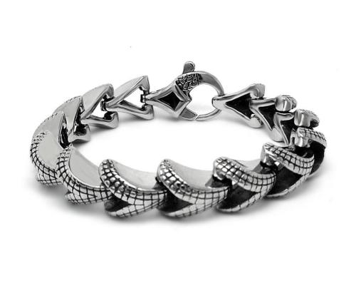 Fashion Stainless Steel Snake Skeleton Bracelet