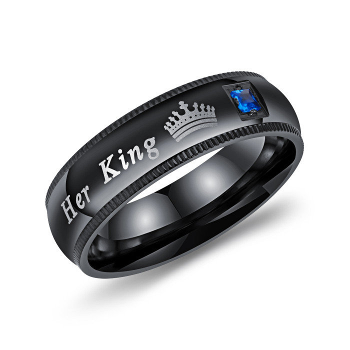 Wholesale Stainless Steel His and Hers Promise Rings