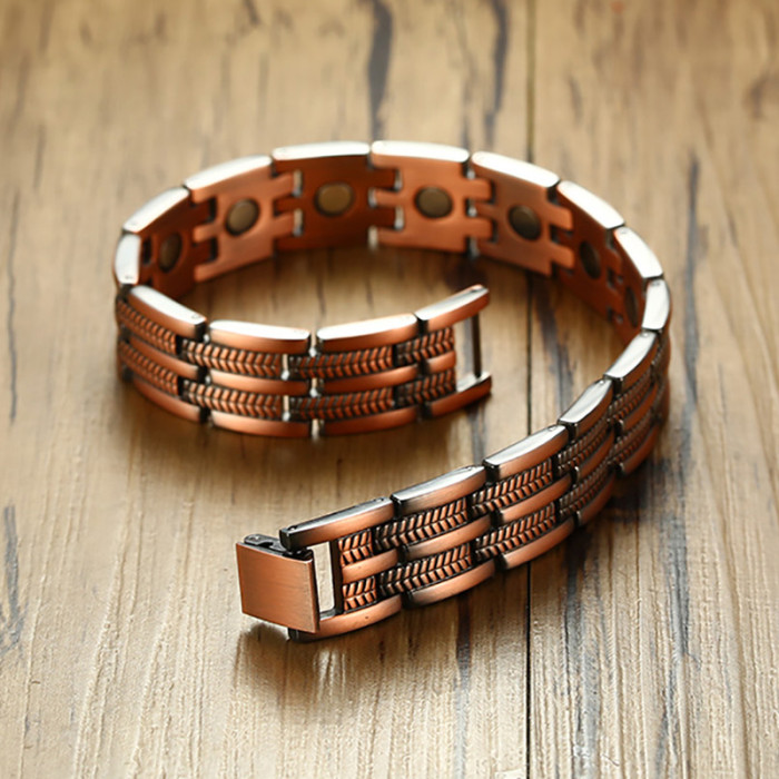 Wholesale Copper Magnetic Bracelets for Men