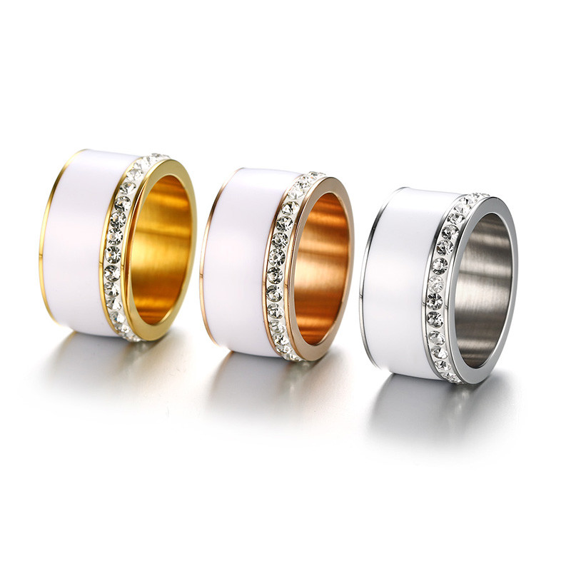 Wholesale Stainless Steel Women Wedding Ring Styles