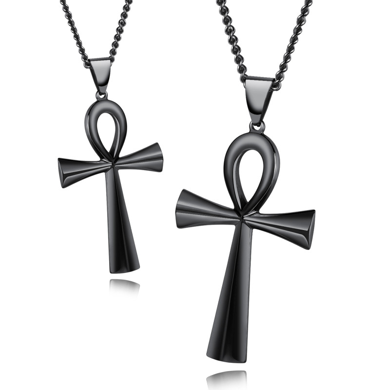 Wholesale Stainless Steel Couples Cross Necklace