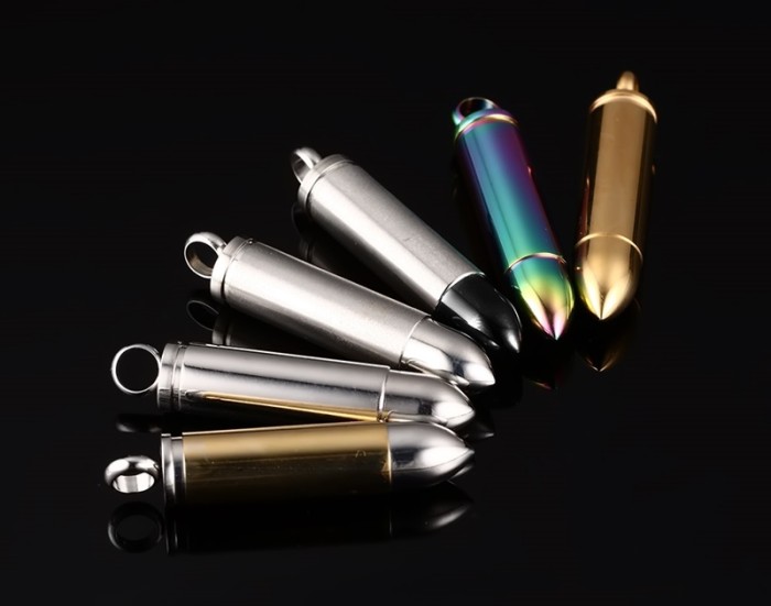 Wholesale Stainless Steel Fashion Cremation Jewelry Bullet