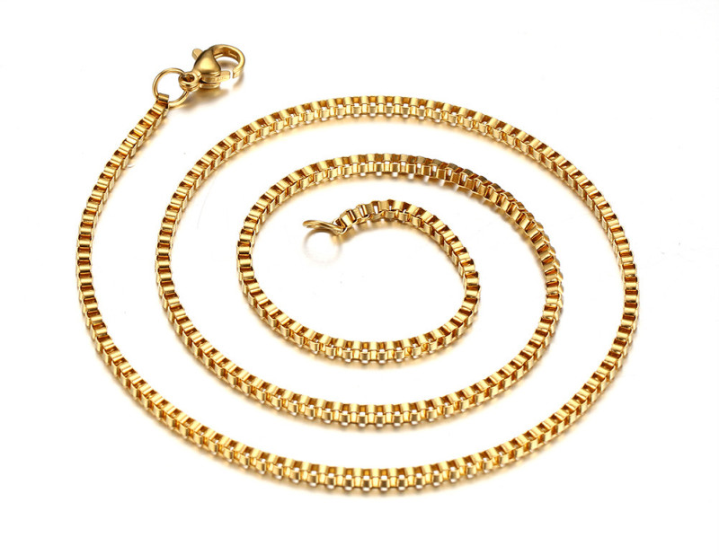 Wholesale IP Gold Stainless Steel Necklace for Sale