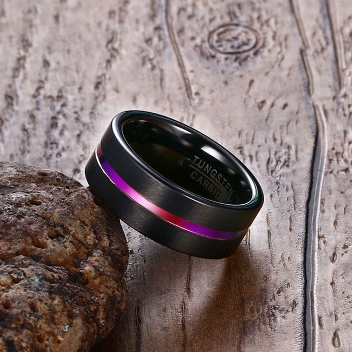 Rainbow Tungsten Carbide Rings Wholesale Supplier