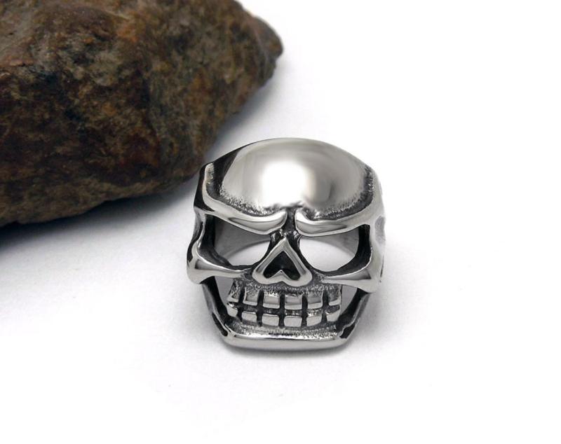 Stainless Steel Skull Rings Jewelry