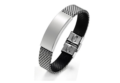 Stainless Steel Leather Bracelet China