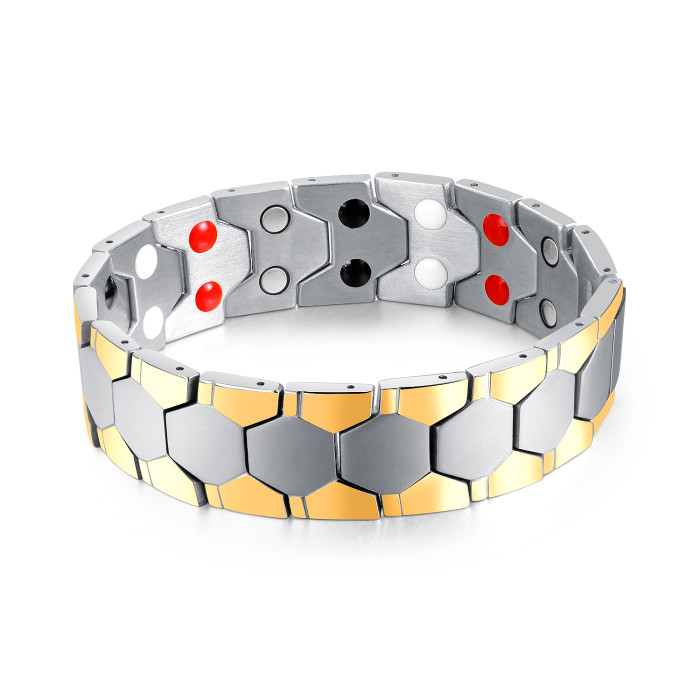 Health MagneticTherapy Bracelet Male Stainless Steel Wholesale