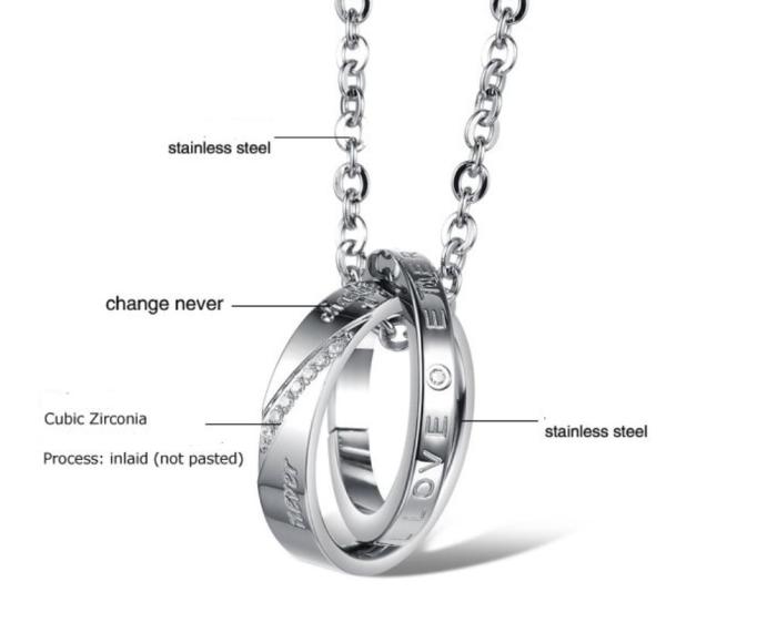 Wholesale Stainless Steel Couple Pendant for Sale