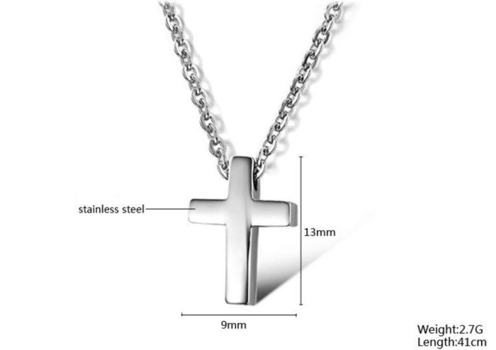 Stainless Steel Cross Pendant Chain