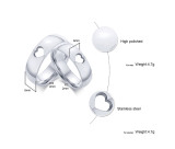 Wholesale Stainless Steel Hollow Ring for Wedding