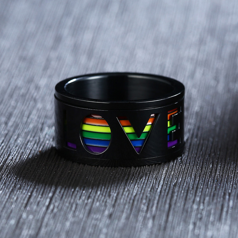 Wholesale Stainless Steel Rainbow Ring Near Me