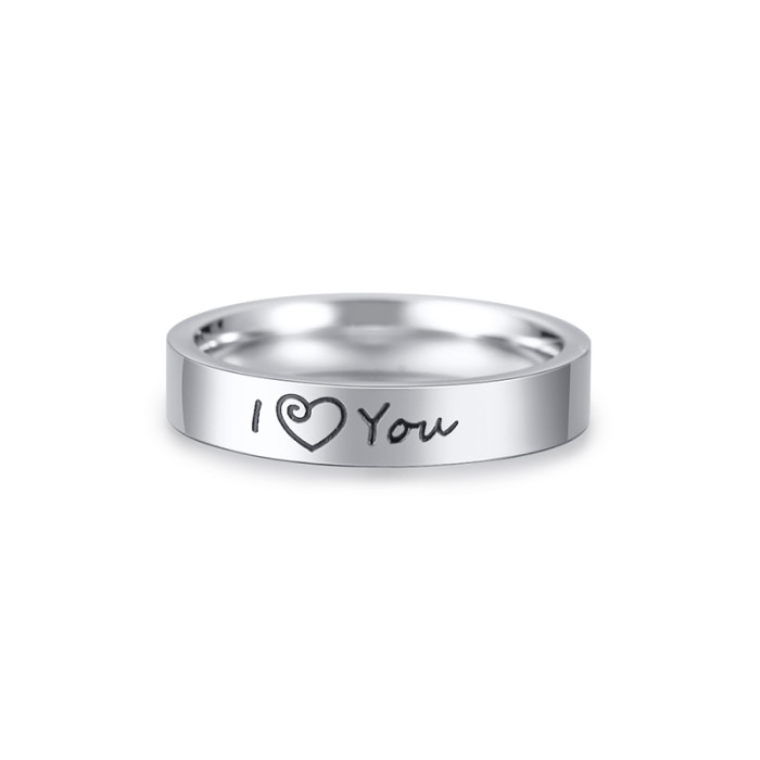 Wholesale Stainless Steel Love Ring for Girl