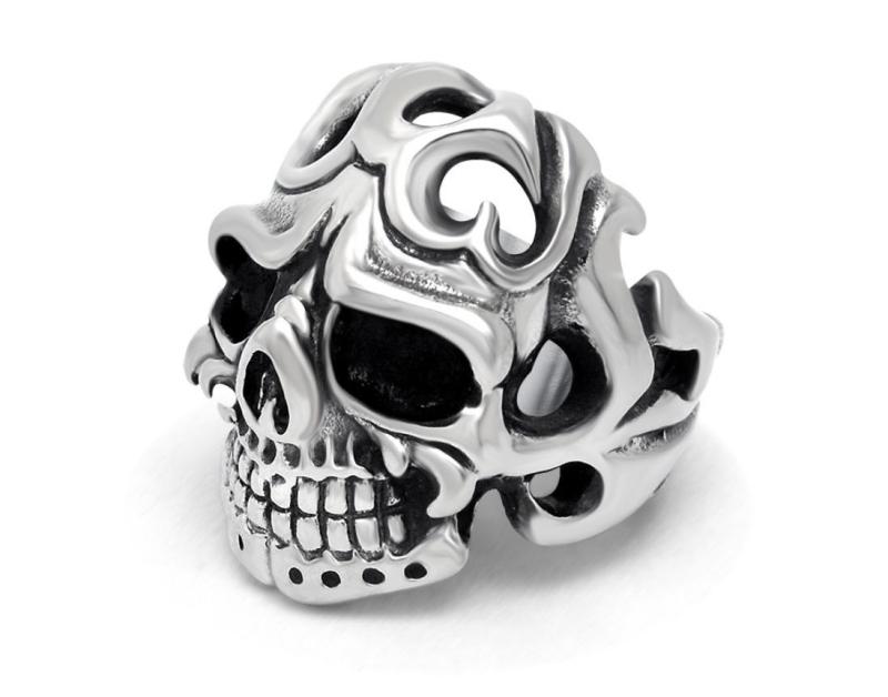 Wholesale Stainless Steel Casting Skull Ring