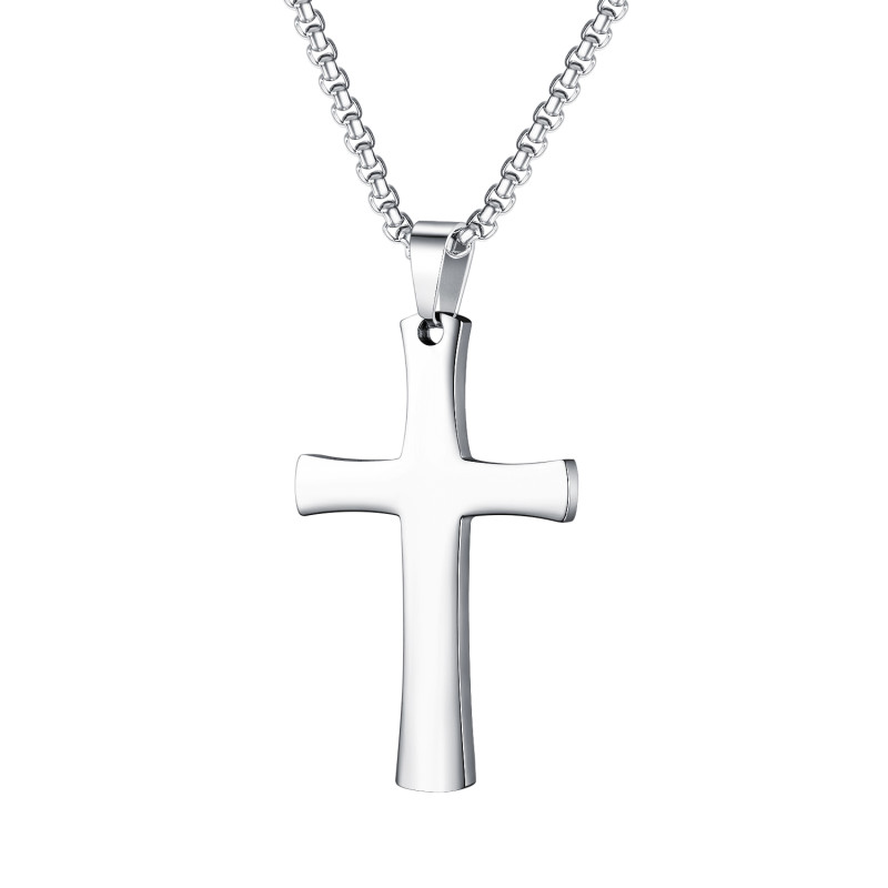 Wholesale Stainless Steel Stylish Cross Necklace
