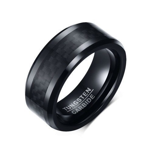 Wholesale Tungsten Carbide Carbon Fiber Ring