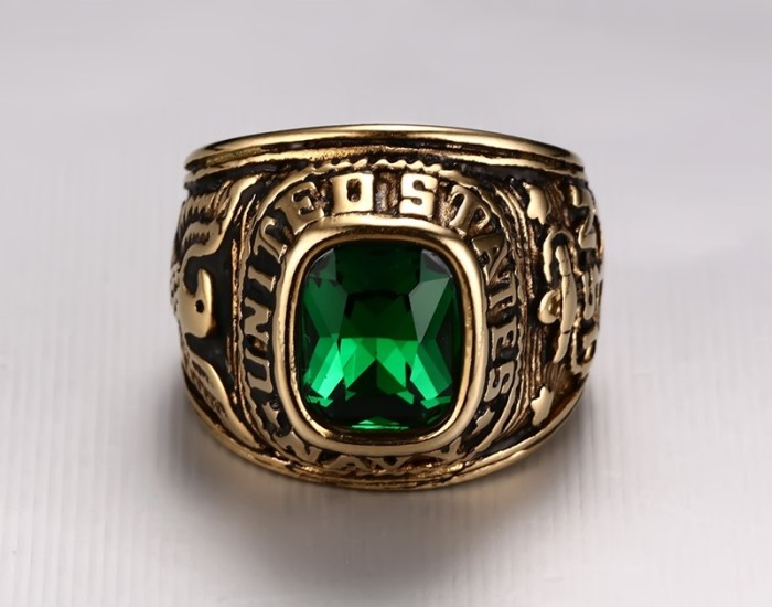 Wholesale Stainless Steel United States Navy Ring