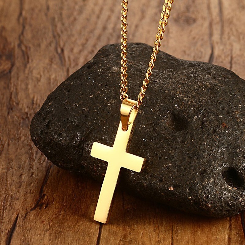 Wholesale Stainless Steel Gold Cross