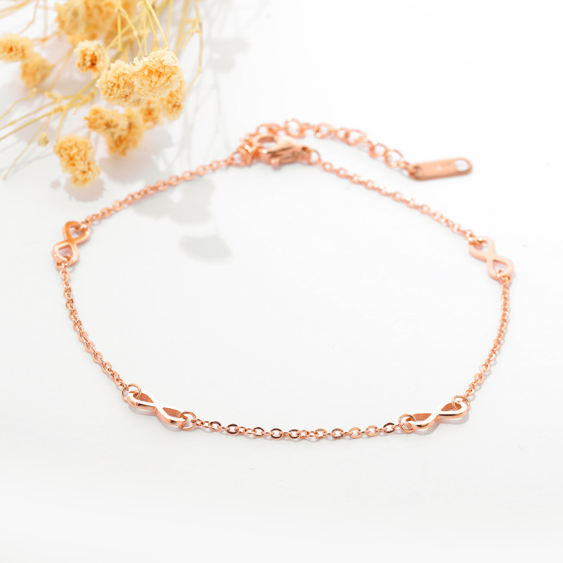 Wholesale Stainless Steel Anklet Rose Gold