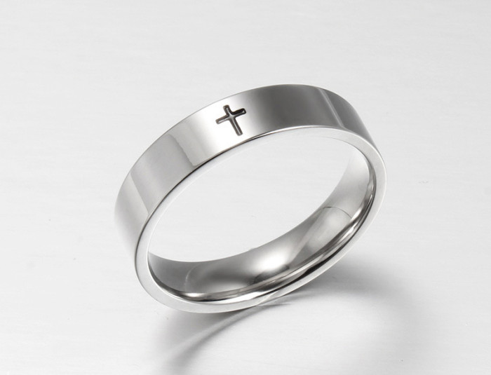 Wholesale Stainless Steel Band with a Cross
