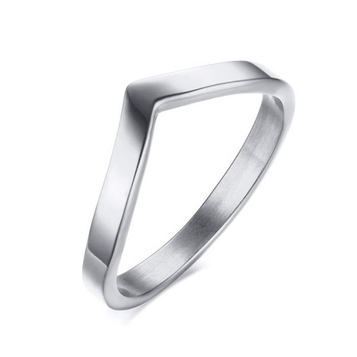 Wholesale Stainless Steel Womens Wishbone Ring for Sale