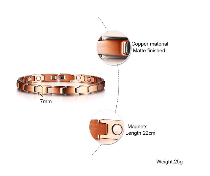 Wholesale Copper Magnetic Therapy Bracelets