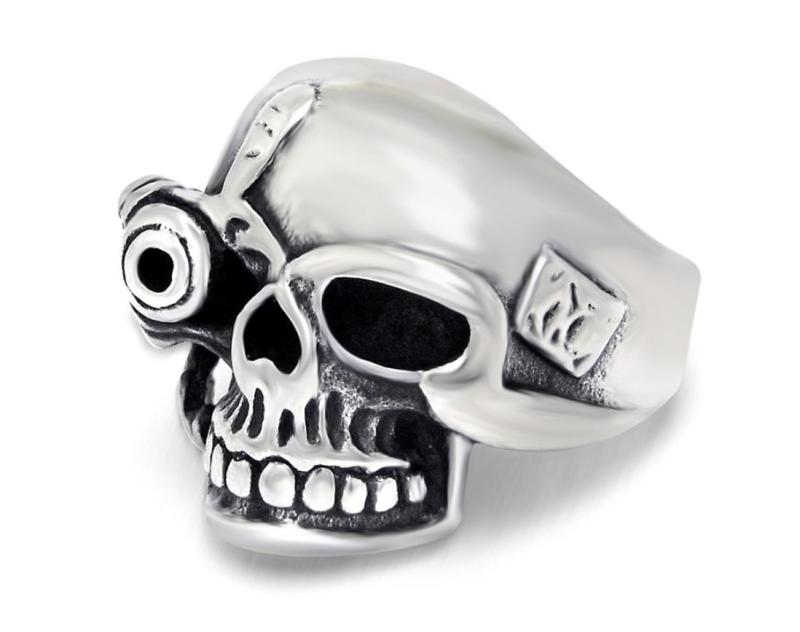 Wholesale Womens Stainless Steel Skull Ring