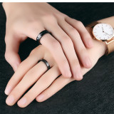 Wholesale Stainless Steel Black Love Bands for Couples