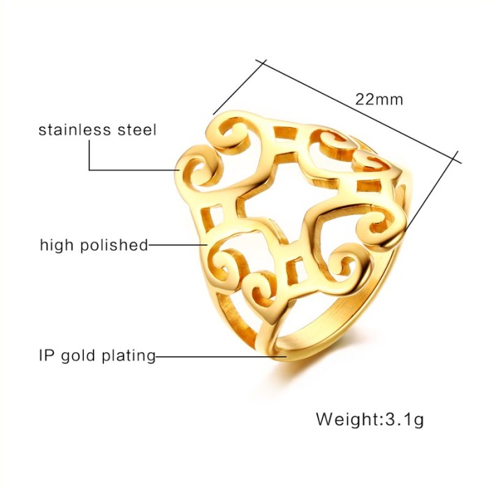 Wholesale Stainless Steel Ring Jewelry for Women