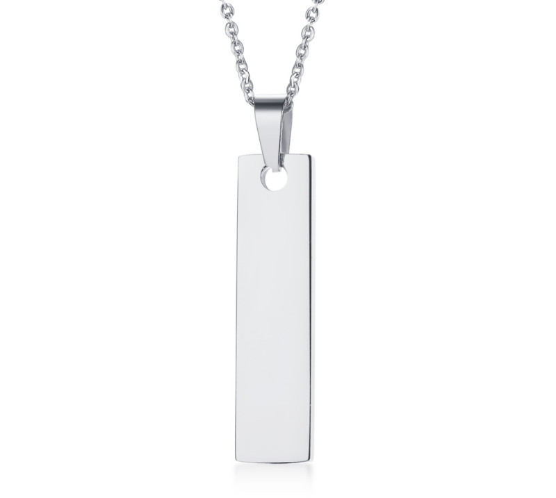 Wholesale Stainless Steel Womens Bar Necklace