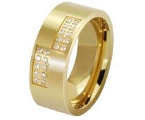 Wholesale Mens Stainless Steel CZ Rings