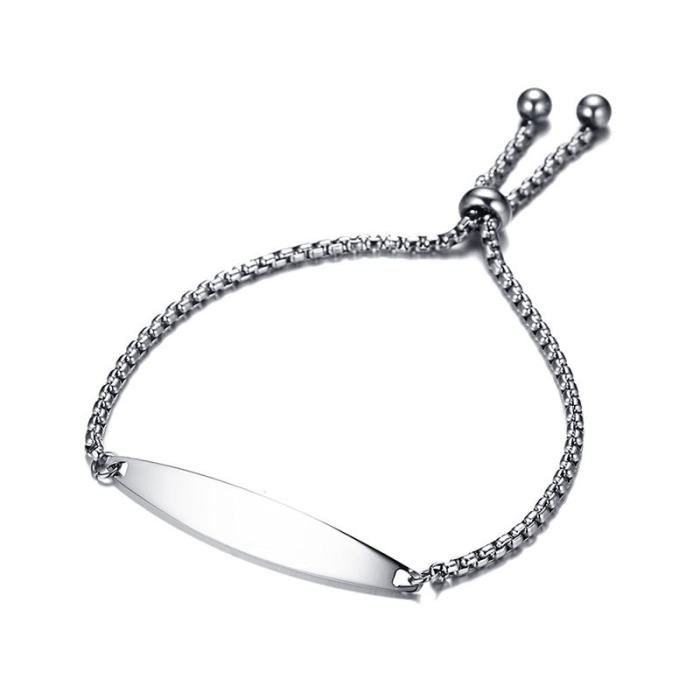 Wholesale Fashion Stainless Steel ID Bracelets for Women