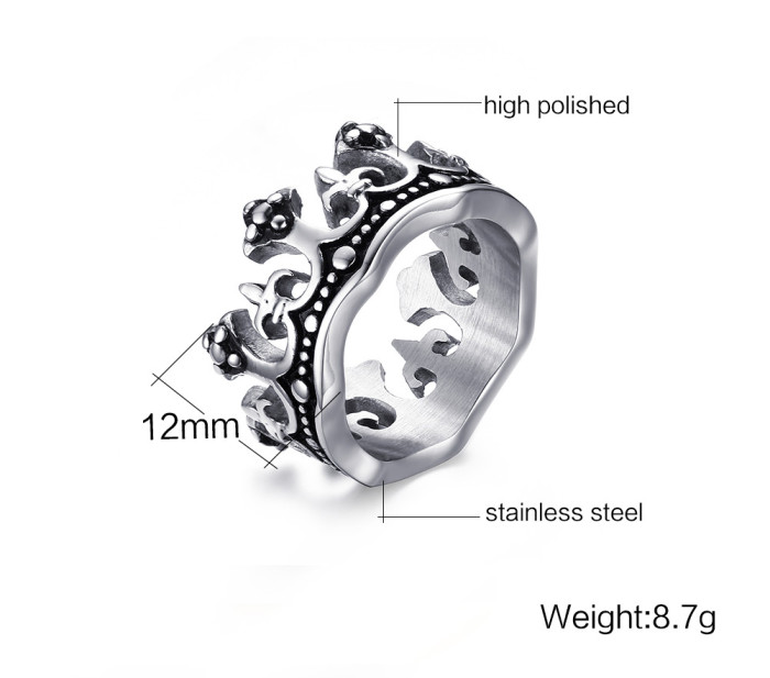 Wholesale Stainless Steel Cross Ring for Women