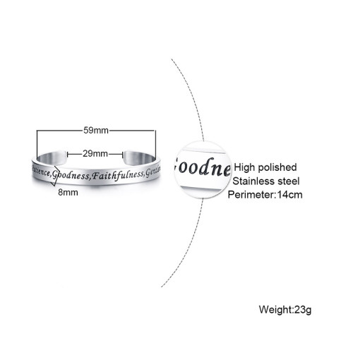 Wholesale Stainless Steel Bangle Bracelet For Women