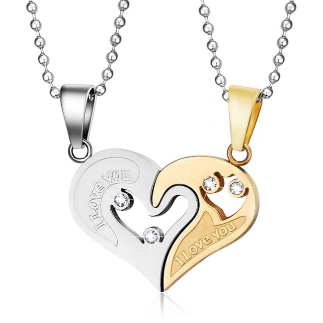 Stainless Steel Heart Shape Pendant