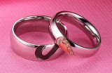 Wholesale Fashion Stainless Steel Heart Wedding Ring for Sale
