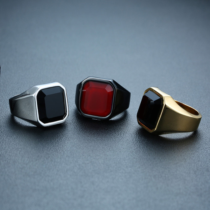 Wholesale Stainless Steel Onyx Stone Ring Benefits