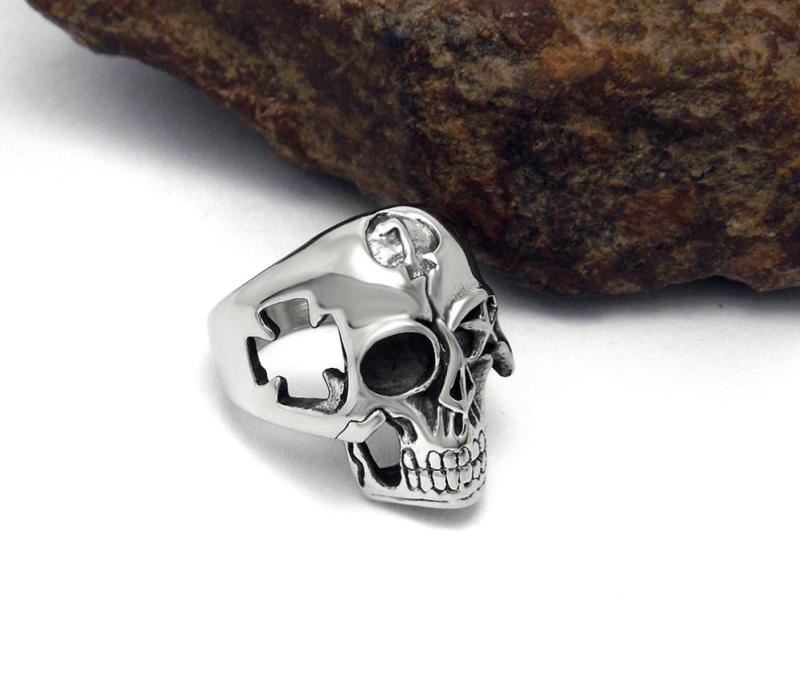 Wholesale Stainless Steel Skull Rings for Sale