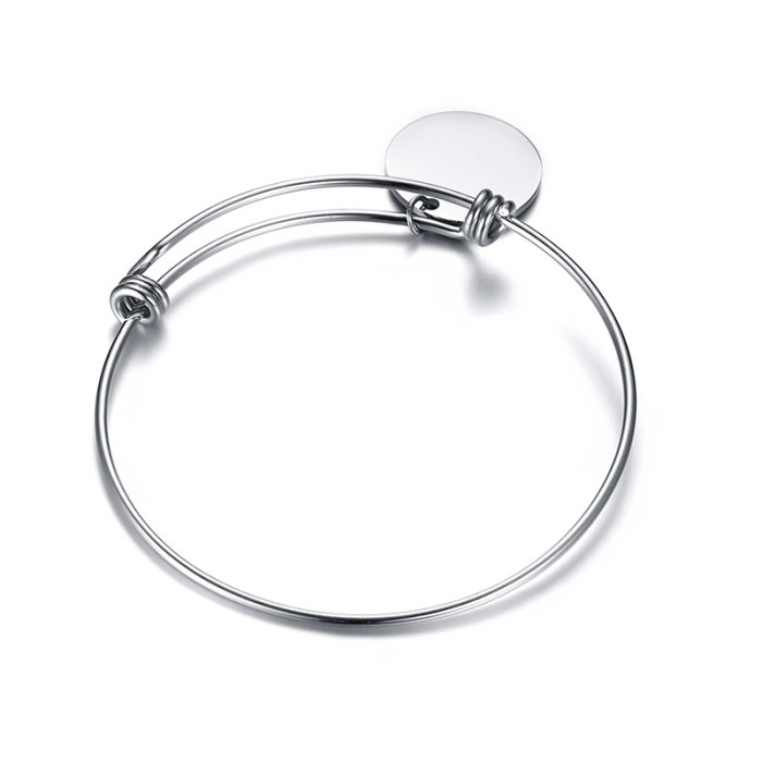 Wholesale Stainless Steel Women's Expanding Bangle
