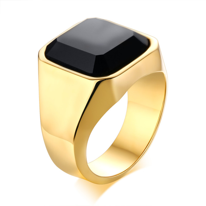 Wholesale Stainless Steel Onyx Stone Ring Benefits
