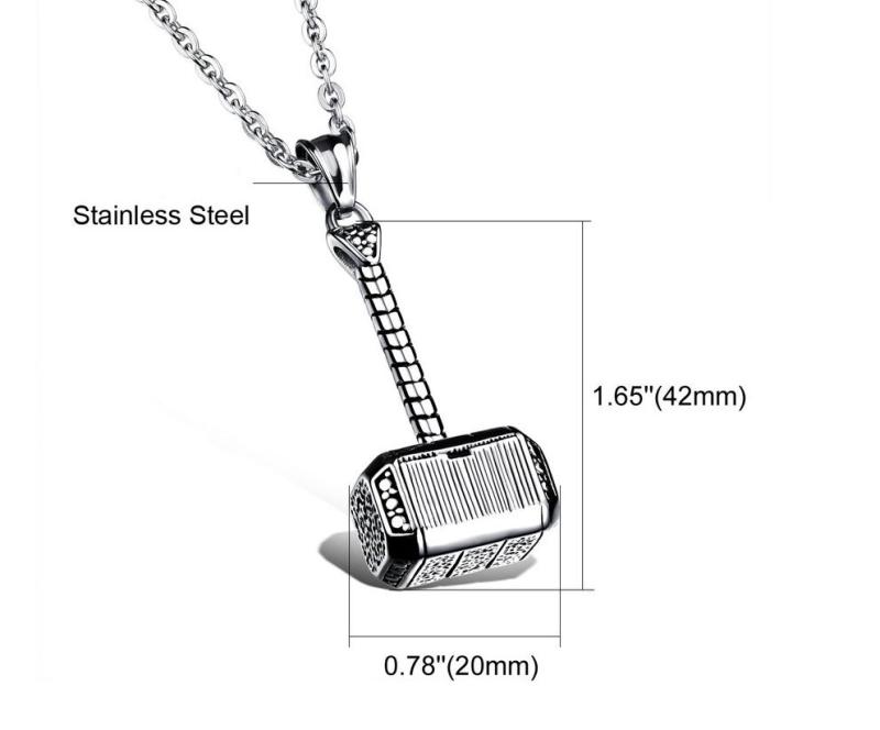 Mens Pendant Necklace Stainless Steel Wholesale