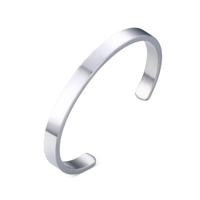 Stainless Steel 6MM Plane Bangle Wholesale