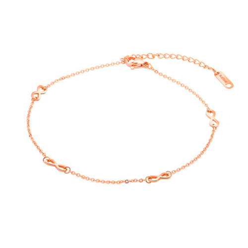 Wholesale Stainless Steel Anklet Rose Gold