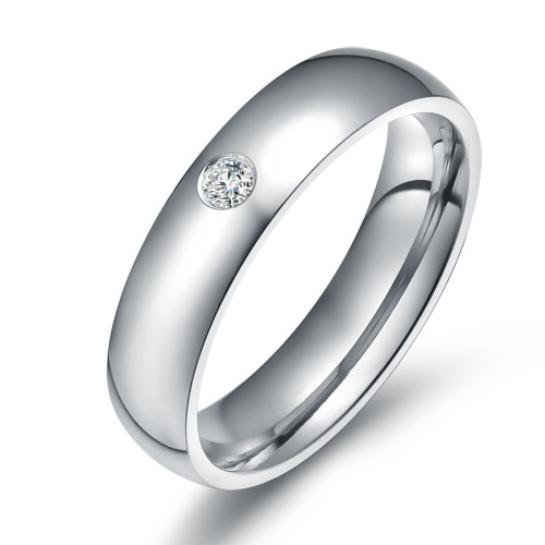 Wholesale 5mm Stainless Steel CZ Rings from Manufacturer