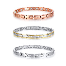 Wholesale Stainless Steel Elegant Womens Magnetic Therapy Bracelet