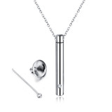 Wholesale Stainless Steel Cremation Urn Pendant Necklace