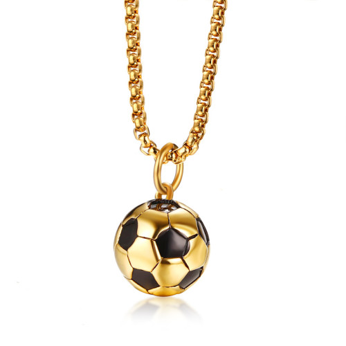 Wholesale Stainless Steel Mens Accessories Football Pendant