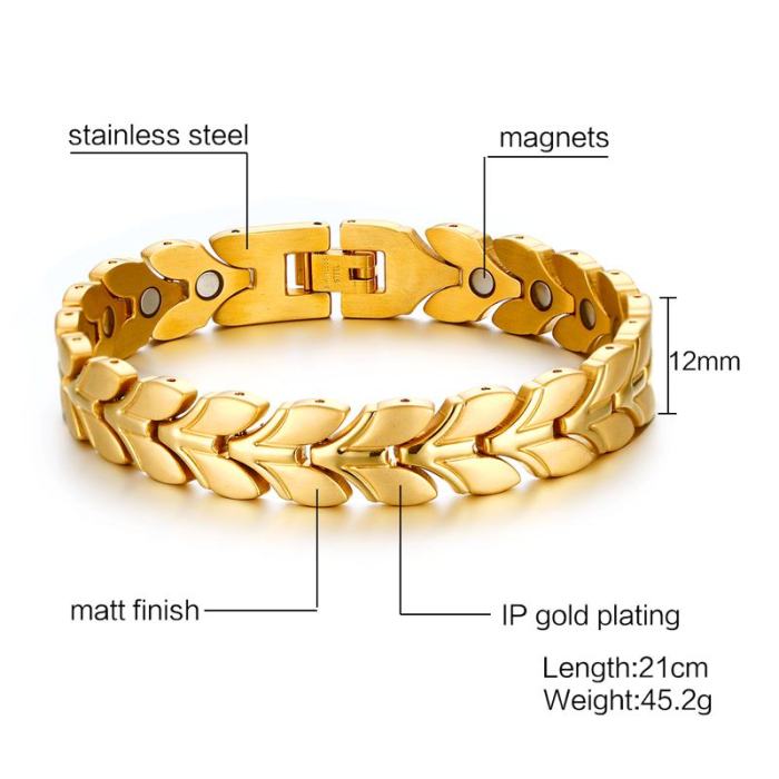 Wholesale Stainless Steel Magnetic Bracelets for Health